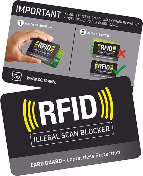 go travel rfid card guard review|Design Go RFID Card Guard, Black, One Size .